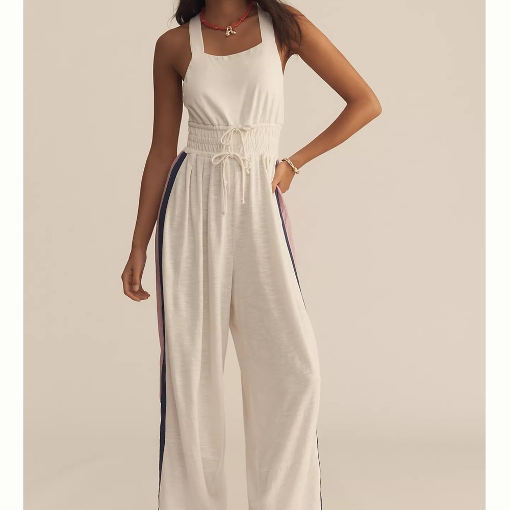 Daily Practice Relaxed Colorblock Jumpsuit Petite
